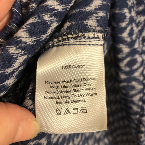 Eddie Bauer Size L 100% Cotton Blouse - Picture 5 of 11